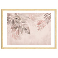 Gentle Leaf Tropical Whispers Watercolor Blush