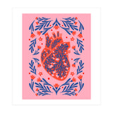Floral Anatomical Heart (Print Only) thumbnail
