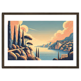 Vintage French Riviera Poster, France thumbnail