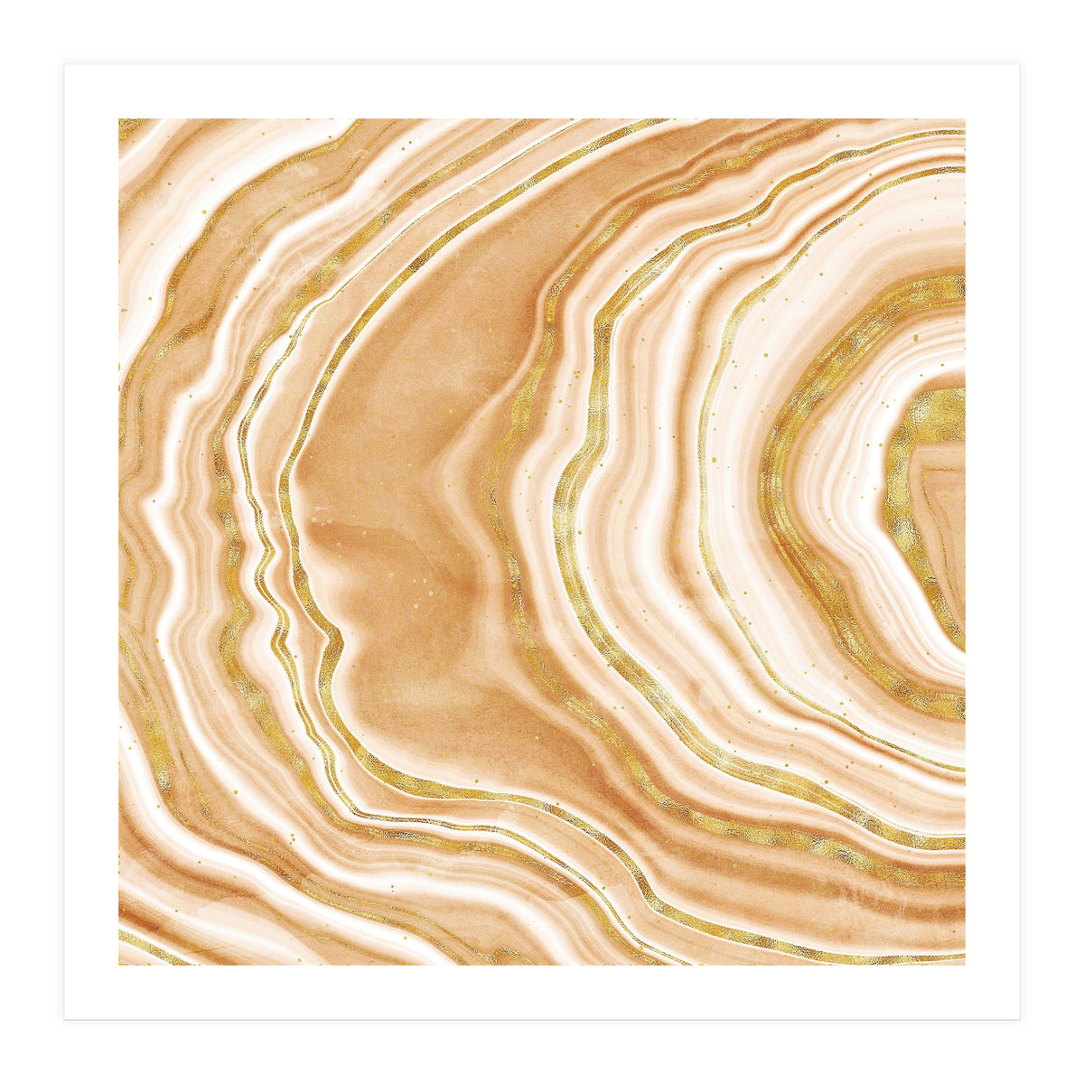 Golden Agate Texture 07 (Print Only)