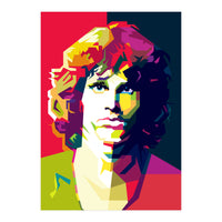 Jim Morrison Legendary Rock Pop Art WPAP (Print Only)