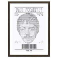 Receipt Art Paul Mc Cartney