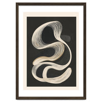Monochrome Flow Abstract Line Movement