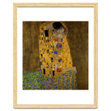 Gustav Klimt The Kiss Gold Romantic Art thumbnail