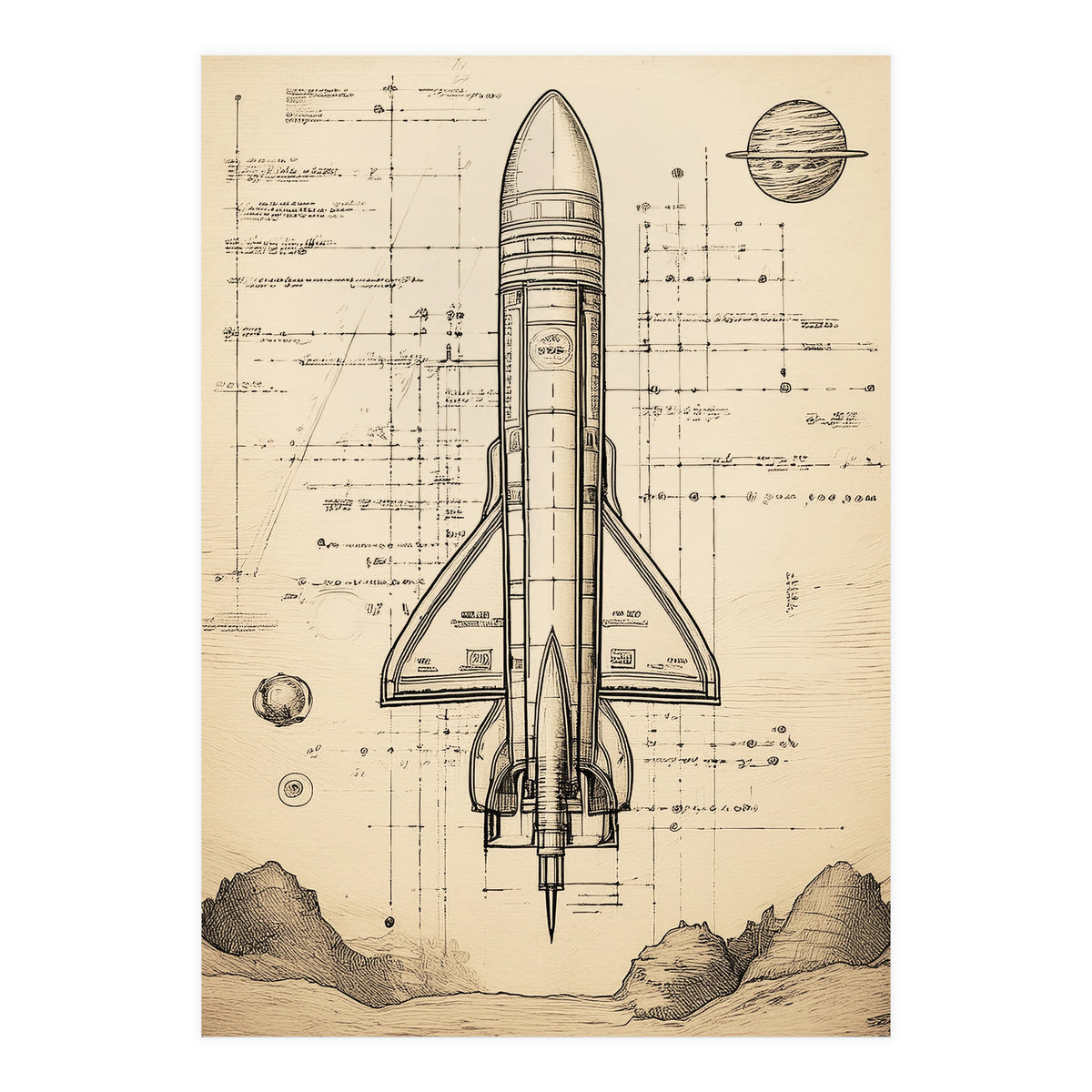 Back To The Moon 011 (Print Only)