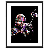 Dizzy Gillespie American Jazz Trumpeter Legend Colorful thumbnail