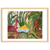 Tropical Table of Lemons still life expressionism oil thumbnail