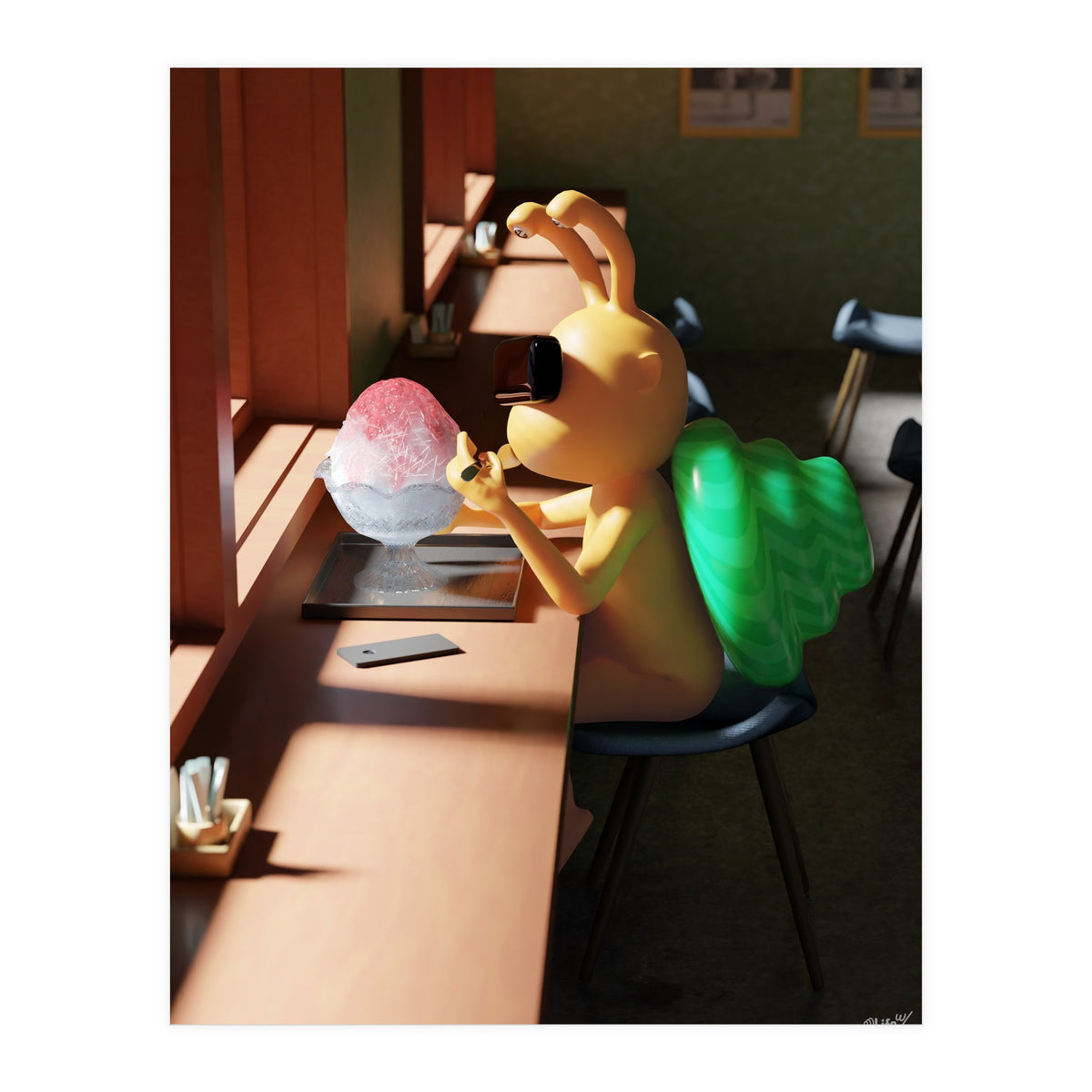 Kakigoori - Japanese Shaved Ice (Lwuba 044 Shaved Ice) (Print Only)