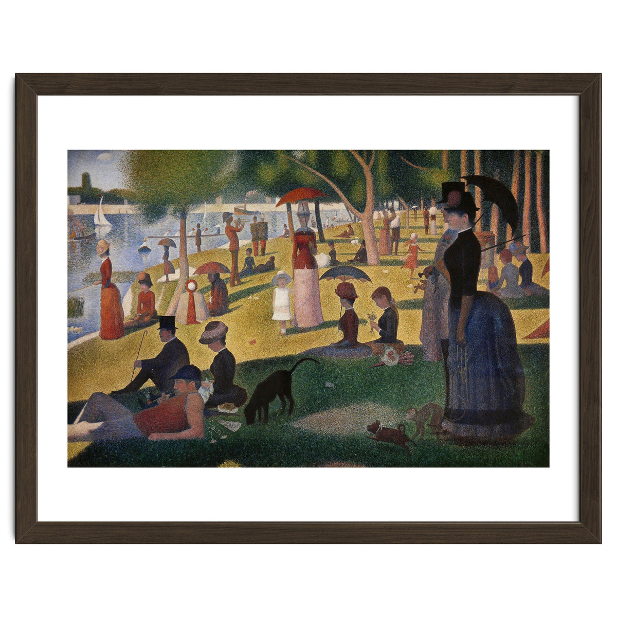 Georges Seurat / 'A Sunday Afternoon on the Island of La Grande Jatte', 1884-1886.