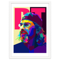Mike Portnoy Drum Musician Pop Art WPAP