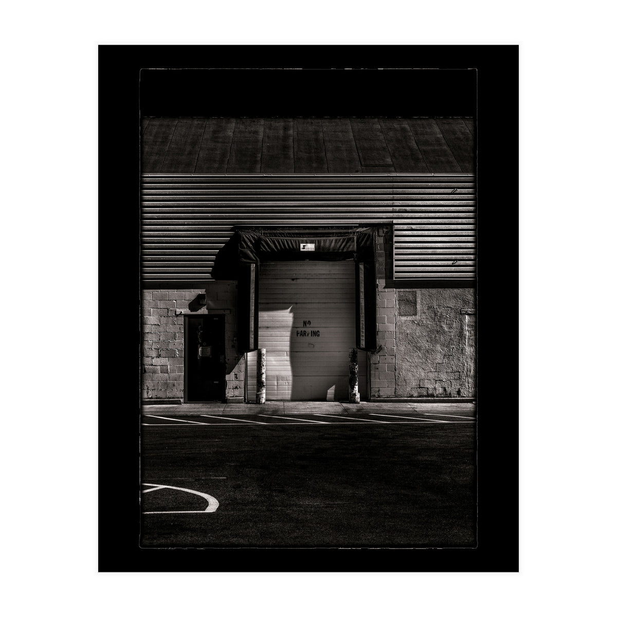 No Parking No 1 with Border (Print Only)