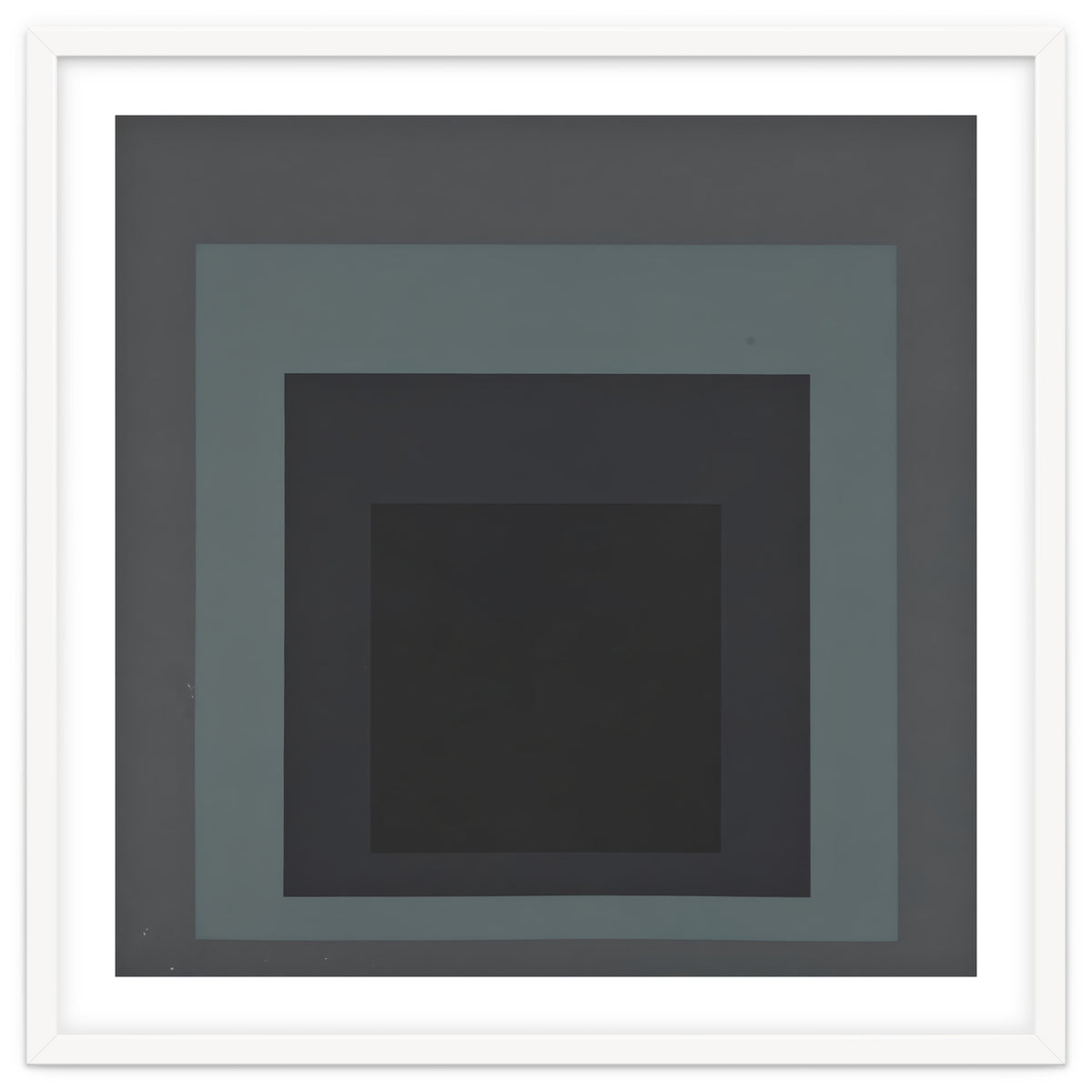 JOSEF ALBERS - HOMAGE TO THE SQUARE BLACK GREY