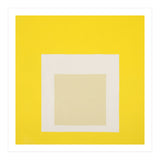JOSEF ALBERS - HOMAGE TO THE SQUARE YELLOW WHITE (Print Only) thumbnail