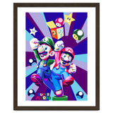 Mario Luigi Popart Cartoon Pop Art thumbnail