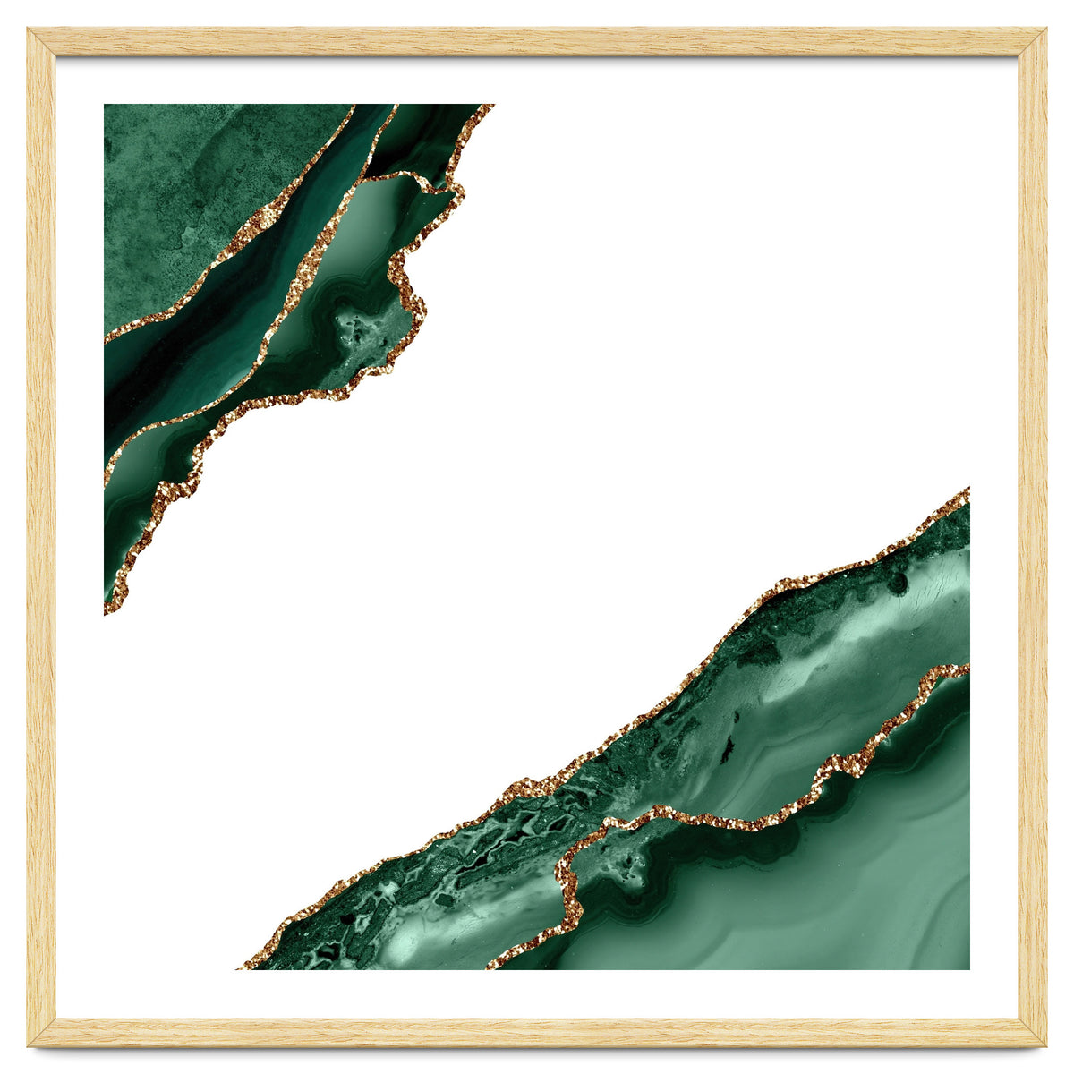 Emerald & Gold Agate Texture 13