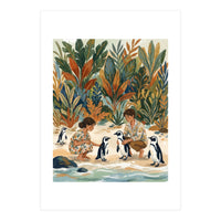 Wildlife Beach Gathering (Print Only)