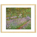 Le jardin a Giverny. Oil on canvas. thumbnail