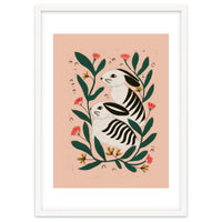 Hares Among Flowers