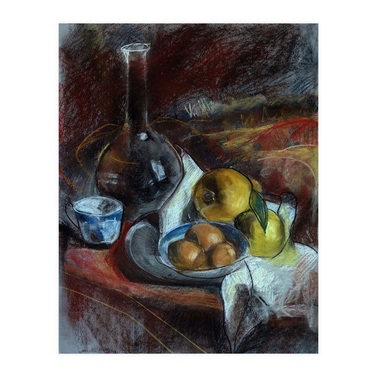 Eggs and Juicy fruits (Print Only)