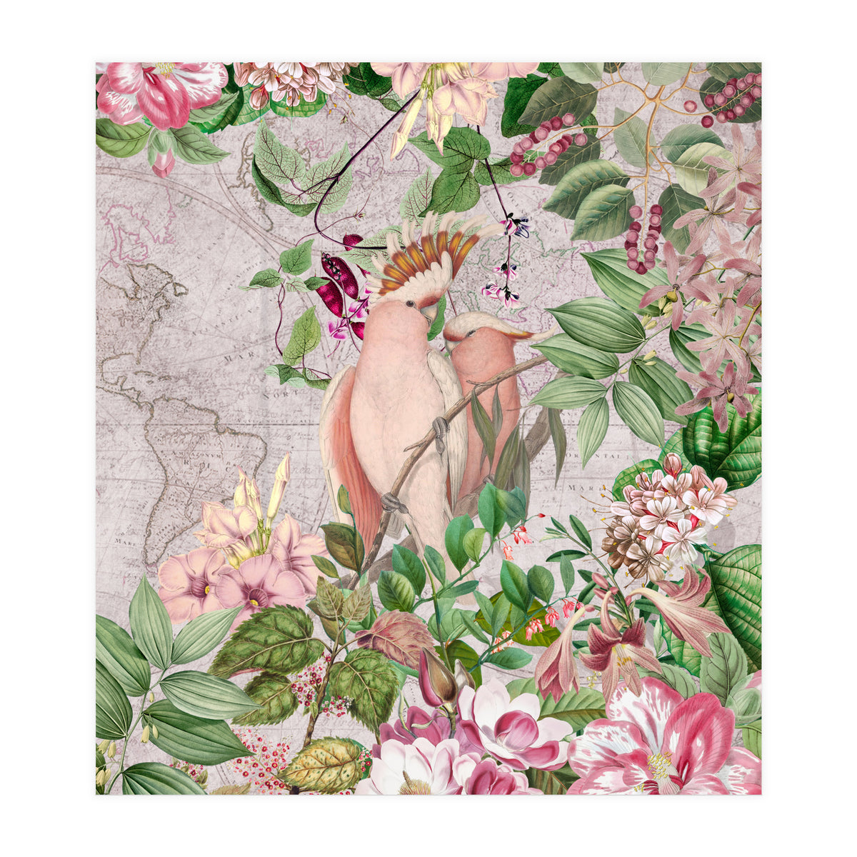 Parrot Exotic Jungle  (Print Only)