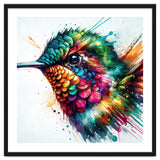 Watercolor Hummingbird Portrait thumbnail