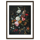 Jan Davidsz. de Heem (Utrecht, 1606-Amberes, 1683/4). Flowers in a glass Vase with Fruit (ca. 166... thumbnail