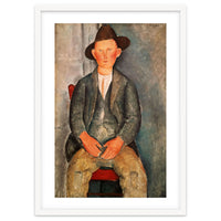 Amadeo Modigliani / 'The Young Farmer', 1918, Oil on canvas.