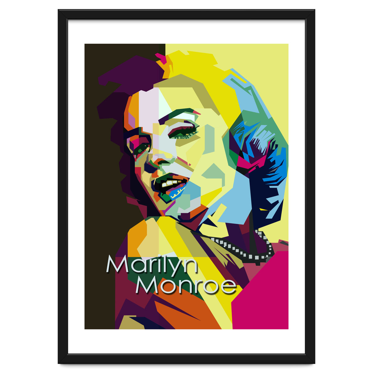 Marilyn Monroe Beauty Actress Pop Art Wpap