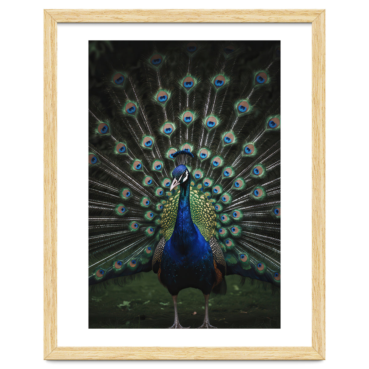 Peacock Portrait Photography