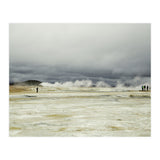 Tourists at the volcano steam spot - Iceland (Print Only) thumbnail