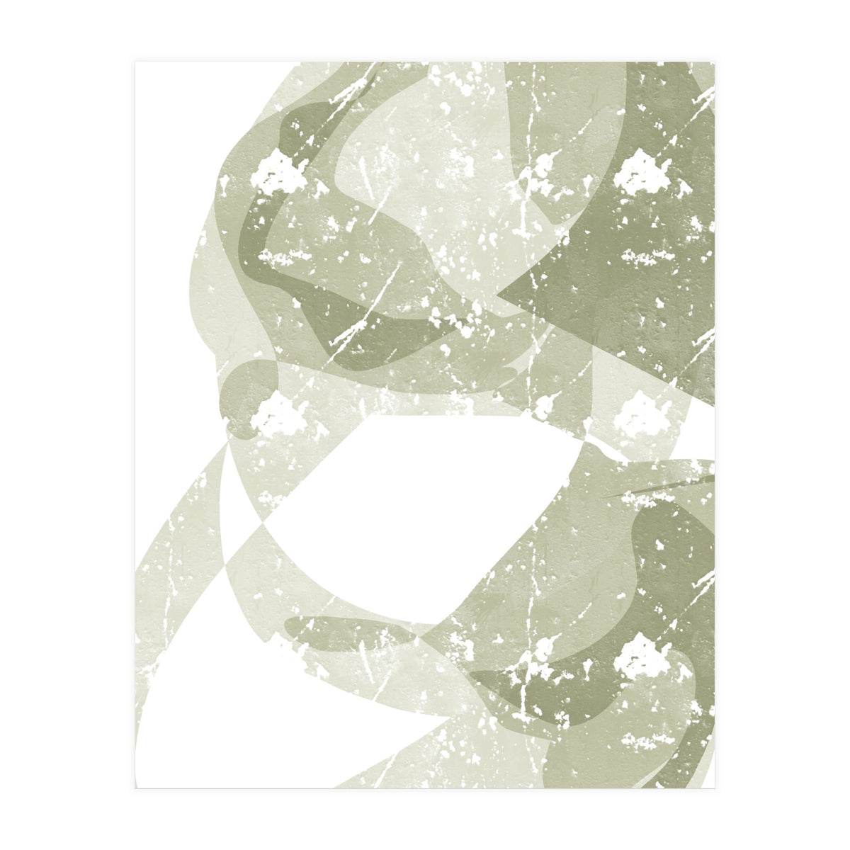 Harmony Sage Abstract (Print Only)