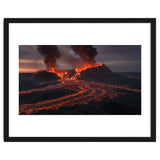 Volcanic Fury: Erupting Mountain Landscape thumbnail