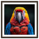Close Up Portrait Of A Colorful Macaw Parrot thumbnail