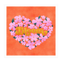 Bloom Floral Heart (Print Only)