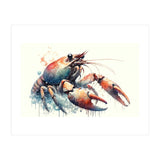 Colorful Lobster Watercolor (Print Only) thumbnail