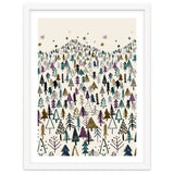 Mountain Forest Trees Winter thumbnail