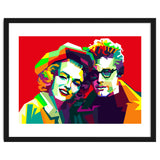 Marilyn Monroe And James Dean Pop Art WPAP thumbnail