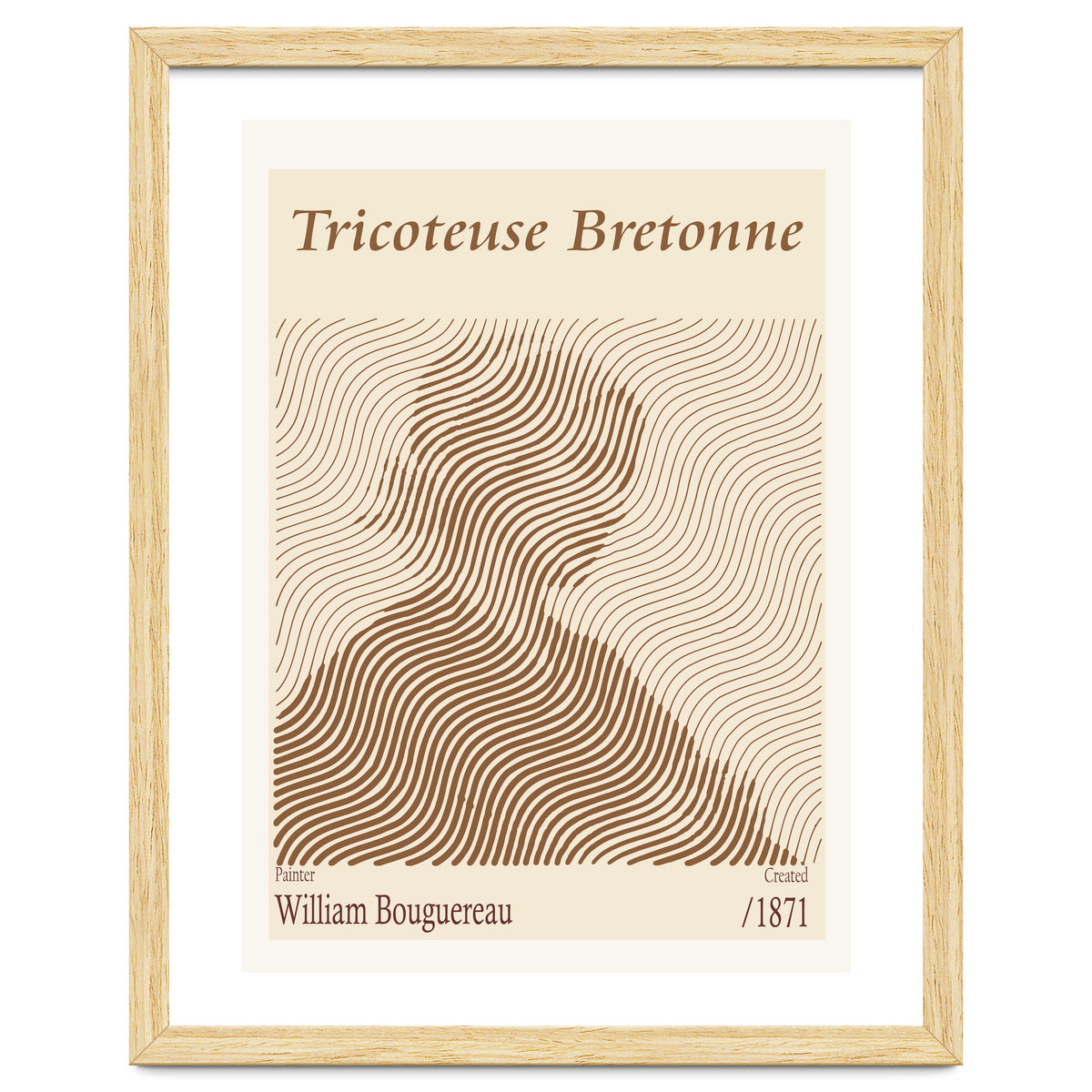 Tricoteuse Bretonne William Bouguereau (1871)