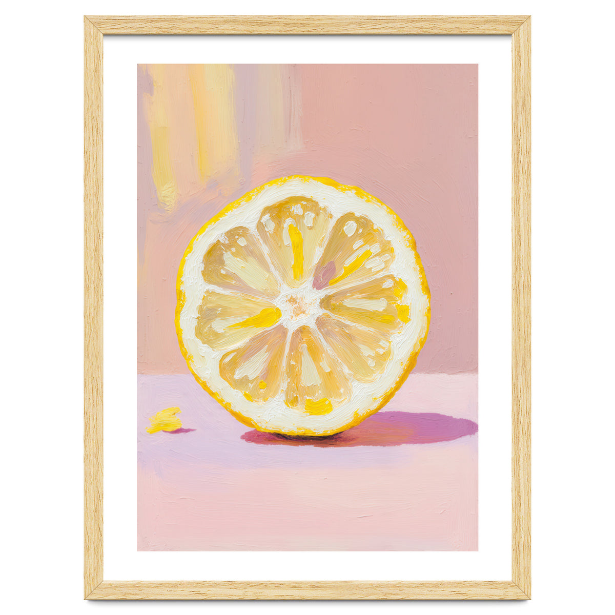 Lemon Slice – Modern Still Life Food