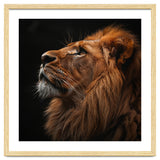 Majestic Lion Portrait Profile Majestic Beast thumbnail