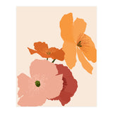Autumn Wildflowers, Botanical Illustration Vintage Classy, Bohemian Floral Blossom Plants Bloom, Pastel Flowers Garden Nature (Print Only) thumbnail