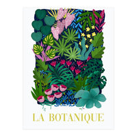 La Botanique, Botanical Garden, Colorful Jungle Print, Boho FLower Market (Print Only)