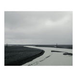 River passing through a black volcanic road - Iceland  (Print Only) thumbnail