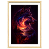 The Nebula Guardian Wolf of the Mountains thumbnail