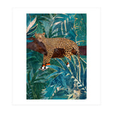 Leopard wearing shoes in the jungle (Print Only) thumbnail