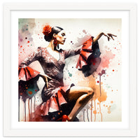 Scarlet Flamenco Side Pose