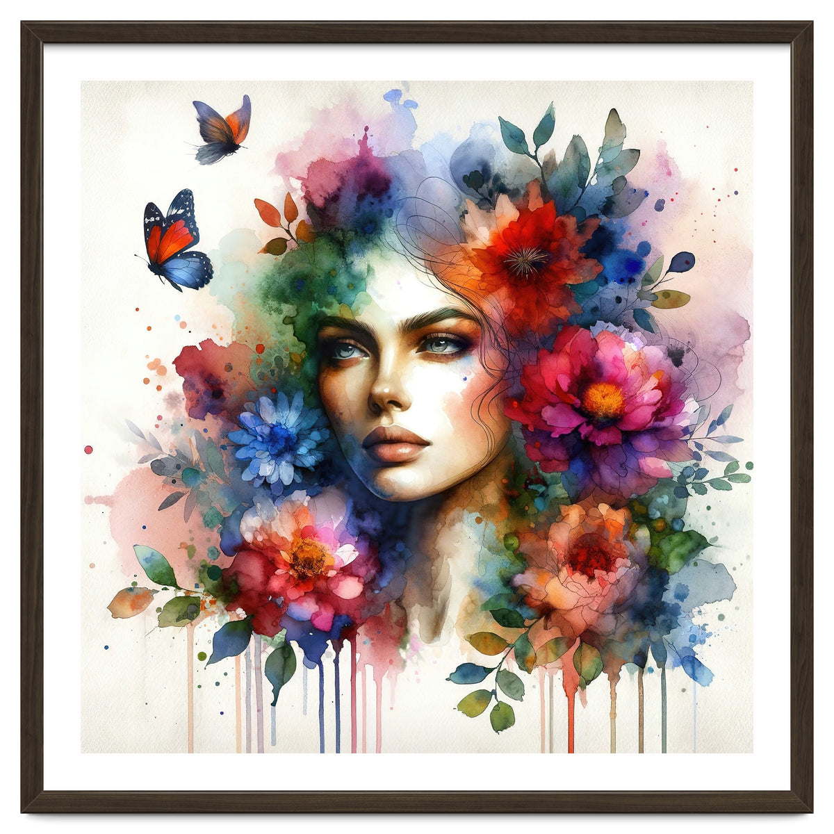 Ethereal Floral Portrait