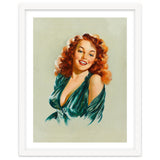 Portrait Of A Redhead Pinup Woman thumbnail