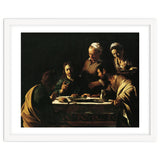 Caravaggio / 'Supper at Emmaus', 1606, Oil on canvas, 141 x 175 cm. JESUS. CRISTO RESUCITADO. thumbnail