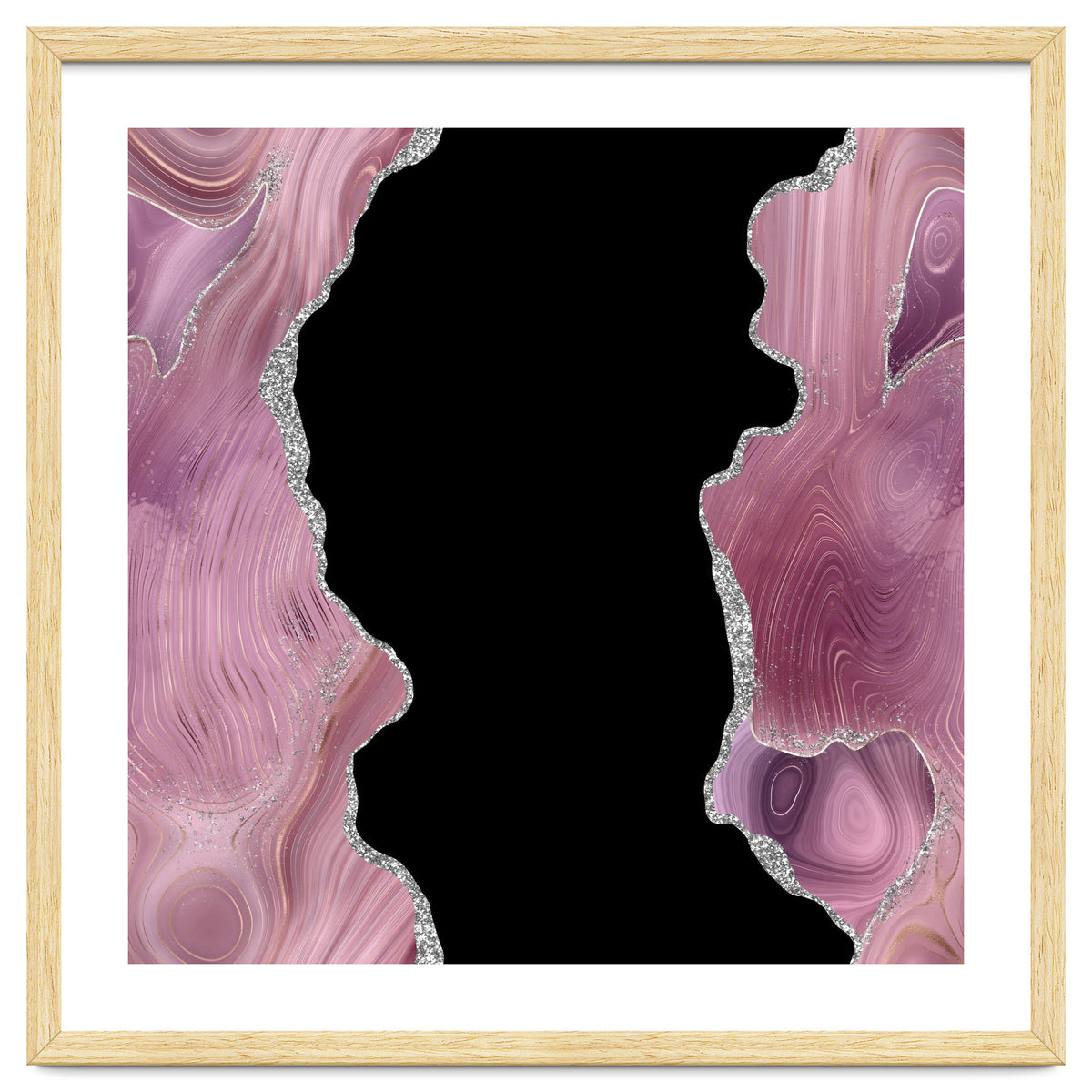 Mauve & Silver Agate Texture 02